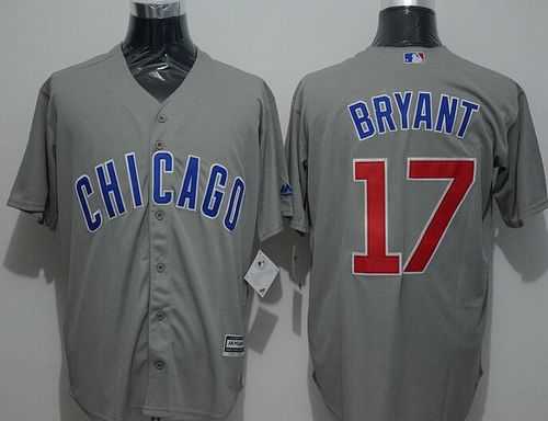 Chicago Cubs #17 Kris Bryant Gray New Cool Base Stitched MLB Jersey,We sell and wholesale Chicago Cubs #17 Kris Bryant Gray New Cool Base Stitched MLB Jersey on line form chian!